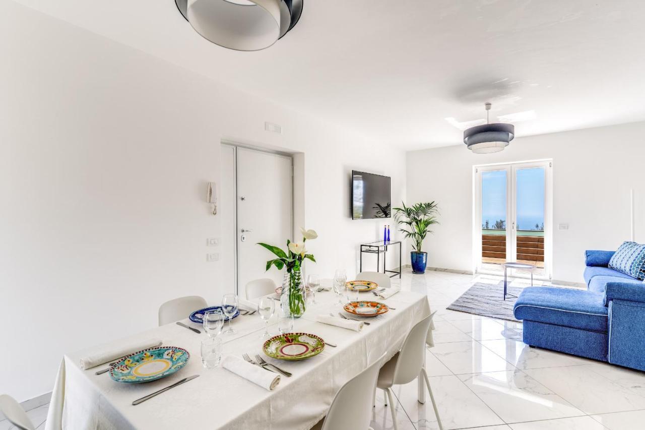 Villa Rusinella Minimalist Retreat With Sea Views Massa Lubrense Exteriér fotografie