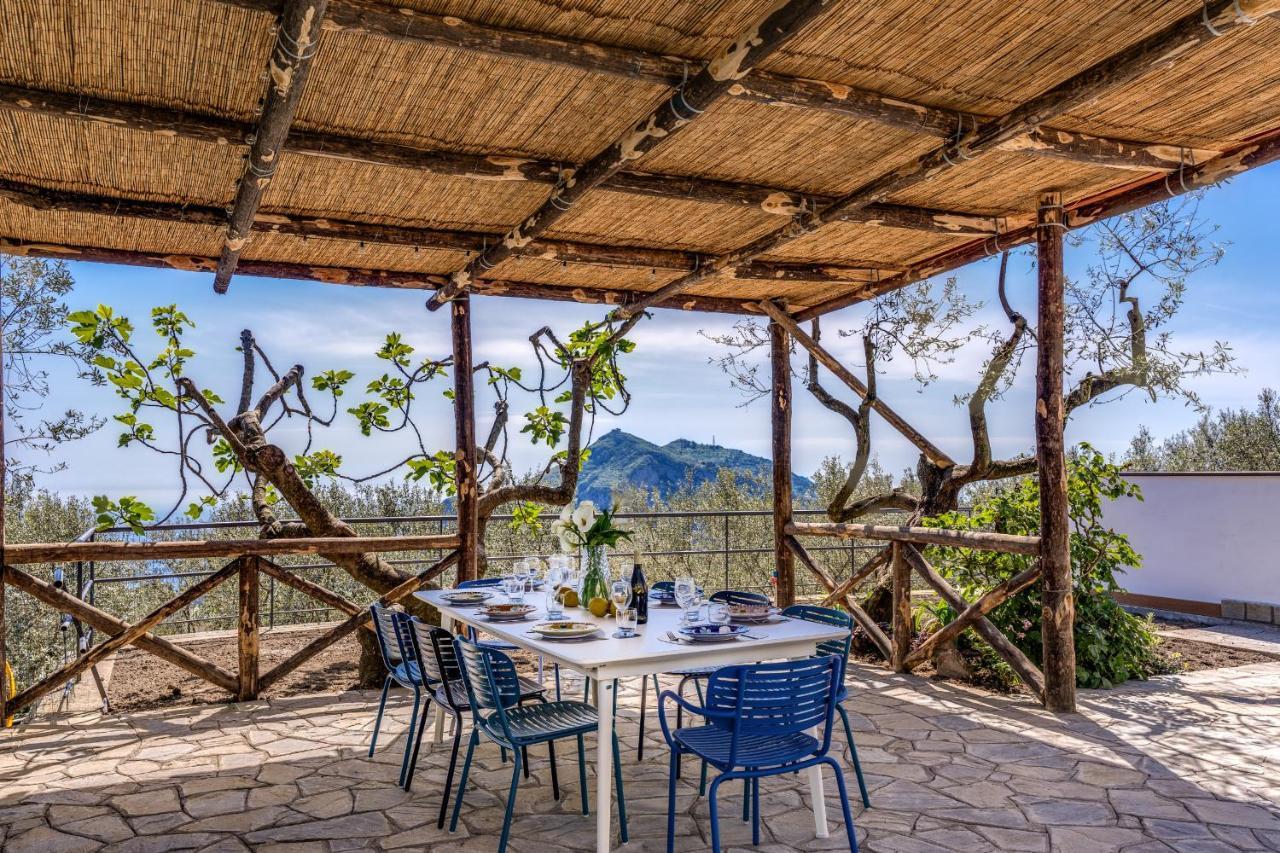 Villa Rusinella Minimalist Retreat With Sea Views Massa Lubrense Exteriér fotografie