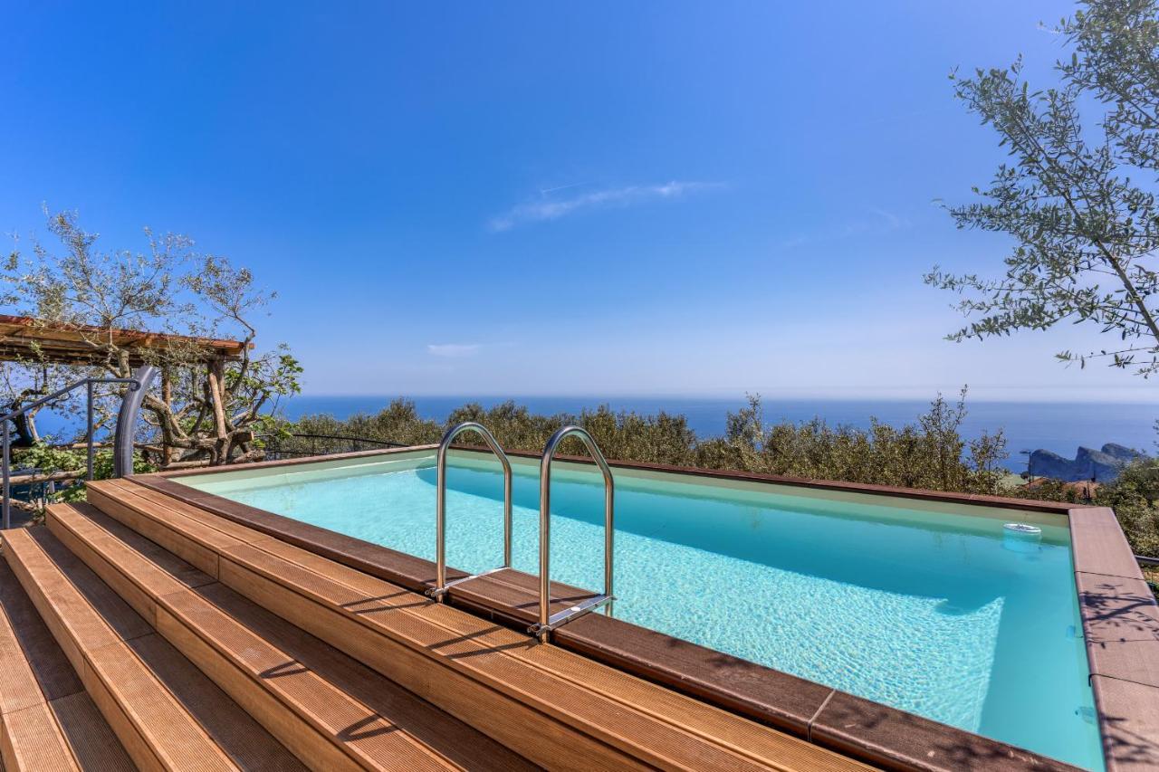 Villa Rusinella Minimalist Retreat With Sea Views Massa Lubrense Exteriér fotografie