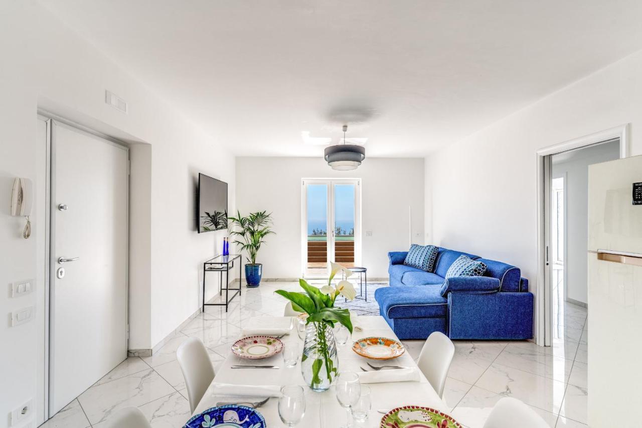 Villa Rusinella Minimalist Retreat With Sea Views Massa Lubrense Exteriér fotografie