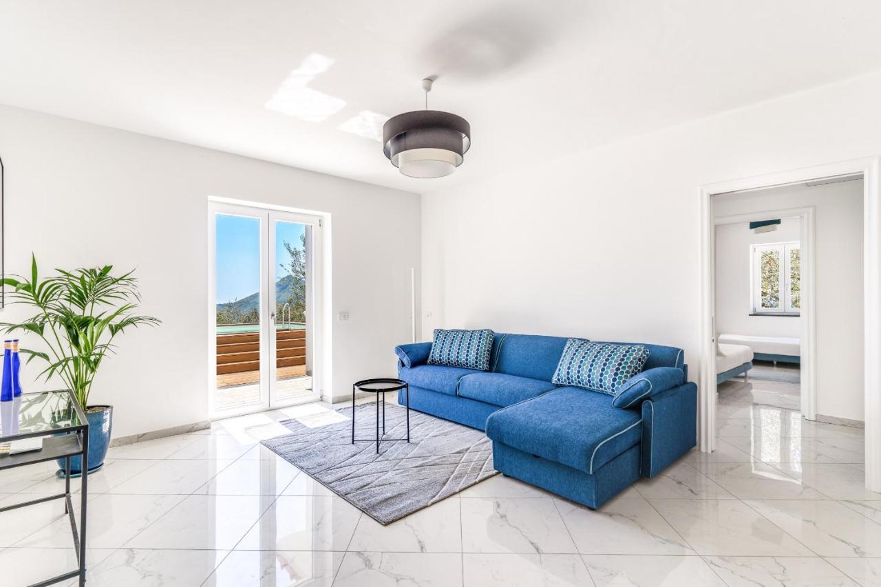 Villa Rusinella Minimalist Retreat With Sea Views Massa Lubrense Exteriér fotografie