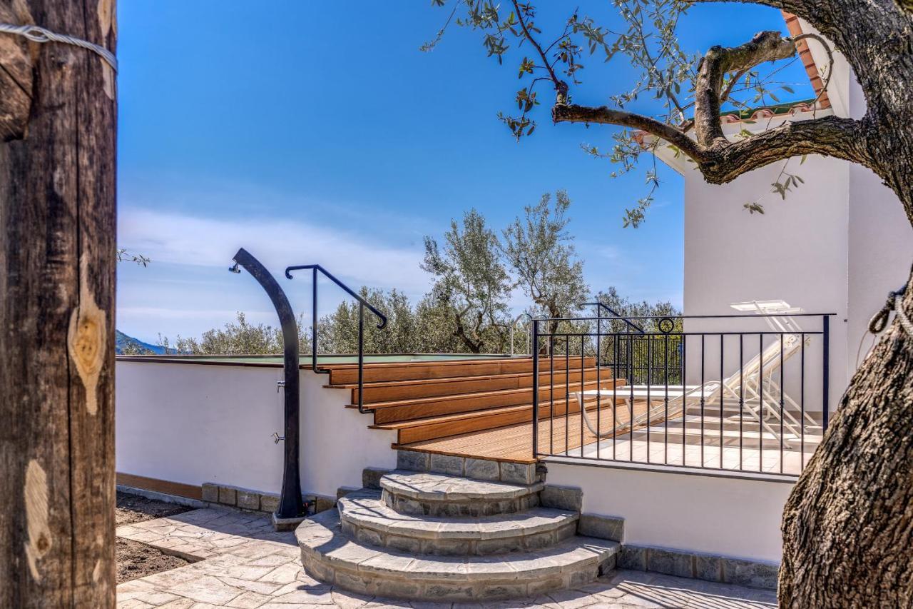 Villa Rusinella Minimalist Retreat With Sea Views Massa Lubrense Exteriér fotografie