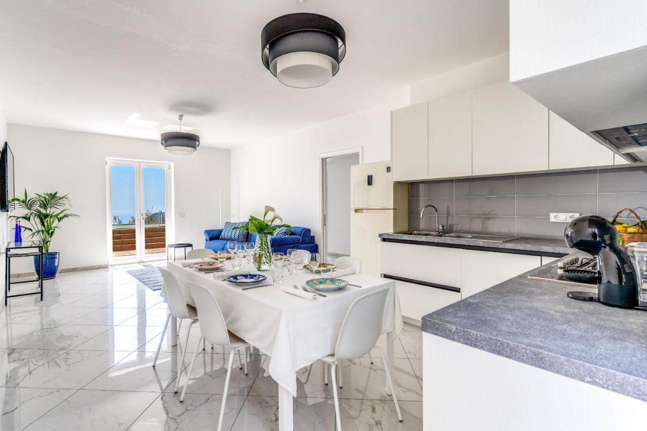 Villa Rusinella Minimalist Retreat With Sea Views Massa Lubrense Exteriér fotografie