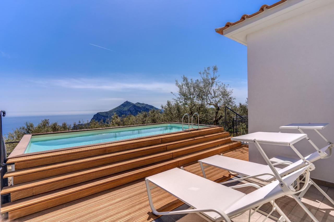 Villa Rusinella Minimalist Retreat With Sea Views Massa Lubrense Exteriér fotografie